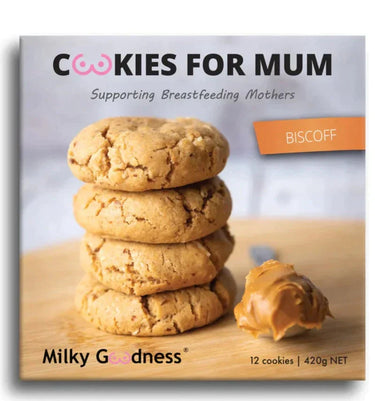 Biscoff Lactation Cookies (Dairy Free) | Milky Goodness Lactation Cookies from Milky Goodness maternity store australia